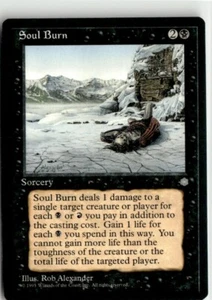 Magic The Gathering Ice Age Soul Burn - Picture 1 of 2