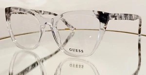 Originale GUESS GU2674 027 Eyeglasses CRYSTAL New Plastic 53-16-140 - Picture 1 of 13
