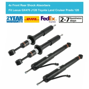 Front Rear Hydraulic Shock Struts For Lexus GX470 4.7L Land Cruiser Prado J120 - Picture 1 of 10