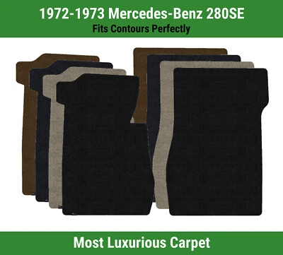 Lloyd Luxe Front Row Carpet Mats for 1972-1973 Mercedes-Benz 280SE  - Image 1 of 4