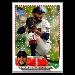 Simeon Woods Richardson RC 2023 Topps Holiday Minnesota Twins Rookie Card #H75 - Picture 1 of 2