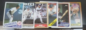 1985-1990 Topps Don Mattingly 6 Jahre Lauf 2.-7. JAHR! EXMT/NM+ scharf! YANKEES - Bild 1 von 7