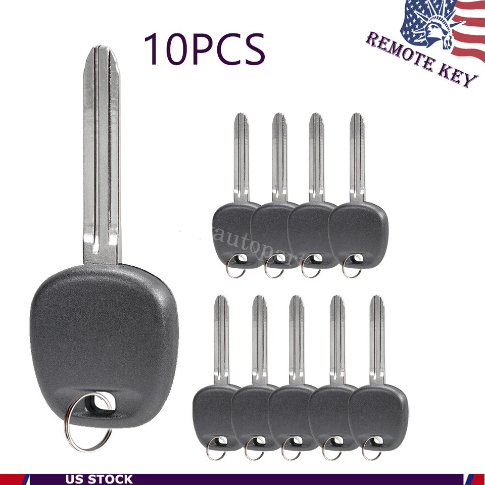 10 para Toyota Corolla Camry 2005 2006 2007 2008 2009 2010 transpondedor llave chip Foto 1 de 4