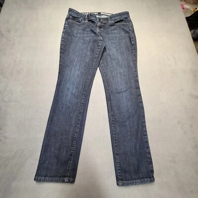 Pantalones de mezclilla DKNY para mujer 8P azul Mercer pierna ajustada elástica desgastados Foto 1 de 4
