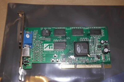 ATI Rage Mobility-P graphics video VGA card 8 MB SGRAM AGP - Image 1 of 4