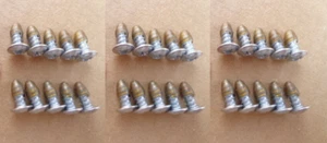 30 VINTAGE NOS GLASS MOLDING SCREWS! 55-64 GM CARS BEL AIR NOVA CADILLAC IMPALA - Picture 1 of 1