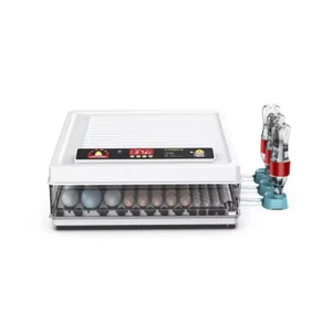 130 Eier Kapazität Dual Netzteil Automatischer Eierinkubator Eierbrüter Weiß - Bild 1 von 5