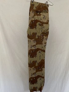US MILITARY DESERT STORM 6 COLOR CHOCOLATE CHIP BDU PANT MEDIUM-XLONG “NEW” - Picture 1 of 3