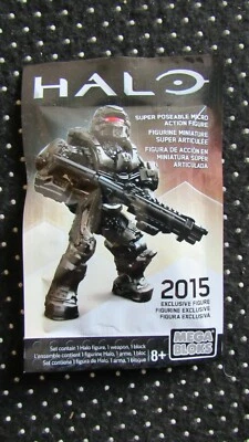 1 Halo Mega bloks Super Poseable Mini Micro Action Figure 2015 Exclusive NEW - Image 1 of 4