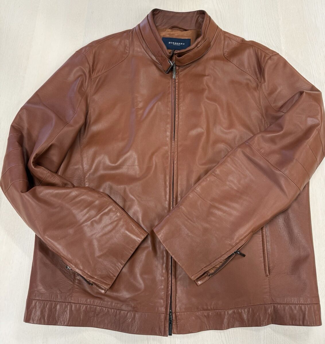 Burberry Leather Outer Shell Brown Coats, Jackets & Vests Burberry Leather Outer Shell Brown Coats, Jackets & Vests