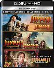 Jumanji: Complete 3-Movie Collection 4K Ultra HD Set Region 1/A, Bilingual NEW