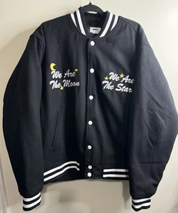 Men's OBEY Wizard Varsity Jacket - Size: XL Color: Black NWOT - Picture 1 of 10