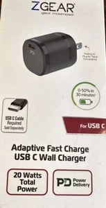 Z Gear USB-C Fast Wall Charger - 20 Watts - Picture 1 of 1