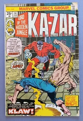 KA-ZAR #14, MARVEL COMICS, BRONZE AGE, GD-VG, 1976 - Image 1 of 2