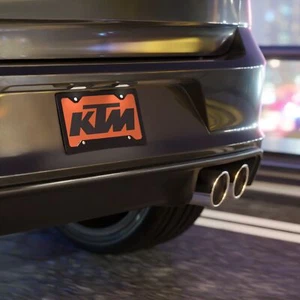 KTM Naranja Tocador Matrícula Hombre Cueva Garaje Arte, Diseño Personalizado Deportes de Motor - Imagen 1 de 7