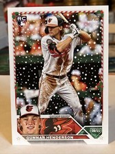 2023 Topps Holiday Gunnar Henderson Rookie Card! ROY Orioles #H4