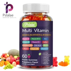 Gomitas multivitamínicas - con biotina - apoyo inmunológico, salud del cabello, la piel y las uñas - Imagen 1 de 11