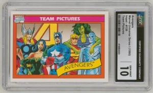 GEM MINT CGC 10 Marvel Universe Series I Art Card #138 / Avengers Thor She Hulk - Picture 1 of 2