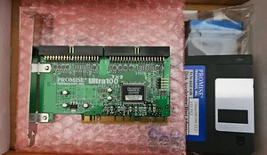 PROMISE Ultra 100 TX 2 Ultra ATA 100 Controller PCI Win 95,98,200,ME,NT Open Box - Picture 1 of 3