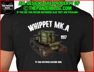Whippet Mk. A T-Shirt WWI British Army Tank - Picture 1 of 49