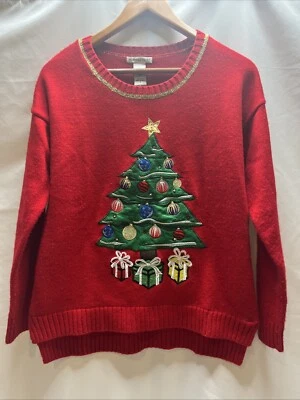 Suéter Navidad PUNTO DE REFERENCIA Mujer Pequeño ***Las luces no funcionan Foto 1 de 4
