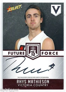 2015 Future Force Red Signature (FFRS18) Rhys MATHIESON Brisbane #080 - Picture 1 of 1