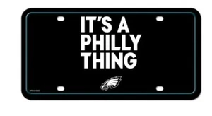 Placa de matrícula Philadelphia Eagles de metal con etiqueta automática, diseño alternativo verde - Imagen 1 de 4