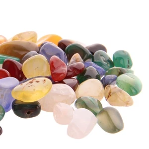 0.5-2cm 100g Natural Colorful Agate Stone for Cabbing / Cutting / Lapidary / - Picture 1 of 8