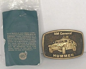 Hummer Aeroespacial y Defensa AM General Division Vintage Hebilla de Cinturón M998 - Imagen 1 de 6