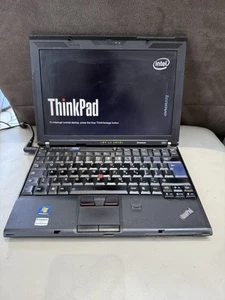 Retro Vintage Lenovo Thinkpad X201 Core i5 No Software Used - Picture 1 of 18