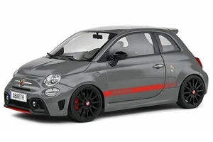 Fiat 500 695 Abarth 2022 gris modelo de coche S1811302 Solido 1:18 - Imagen 1 de 7