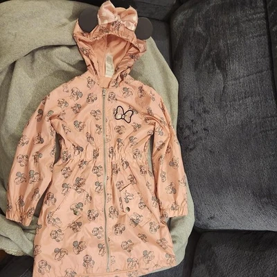 Impermeable Rosa Disney Minnie Mouse Niños, Capucha Tiene Lazo y Orejas TALLA 6 Foto 1 de 4