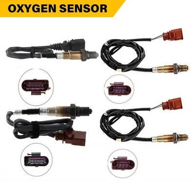 Juego de 4 sensores de oxígeno superior + inferior para Audi A8 Quattro S6 S7 S8 RS7 2013-2018 4,0 L Foto 1 de 4