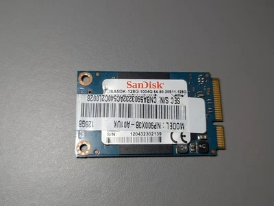 SANDISK SDSA5DK-128G-1004Q 128GB MSATA SOLID STATE DRIVE - Image 1 of 4
