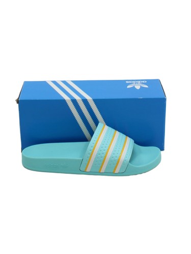 Adidas sandali uomo UK 9 blu a righe 100% altri slider