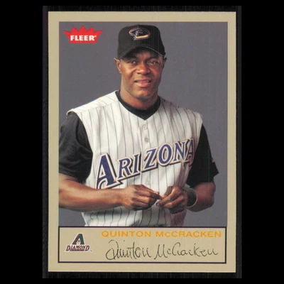 Quinton McCracken #130 2005 Fleer 传统灰色背面亚利桑那钻石背卡 — 第 1/3 张图片