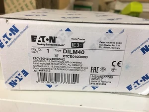 XTCE040D00B220-240V EATON MOELLER DILM40-220/240V 50/60HZ - Bild 1 von 1