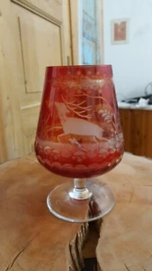 Weinbrand Schwenker imposant: ca. 18, hoch - 11,5 bauchig- 3mm Glas:: 390Gramm - Bild 1 von 6