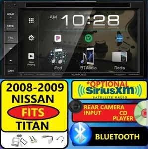 FOR / FITS 08-12 TITAN POWER ACOUSTIK BLUETOOTH CD DVD USB SD AUX CAR RADIO PKG - Picture 1 of 9