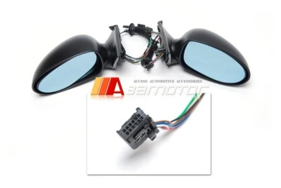 M5 Style Auto Folding Electric Heating Side Mirror Set fits BMW E39 5-Series LHD Foto 1 de 4