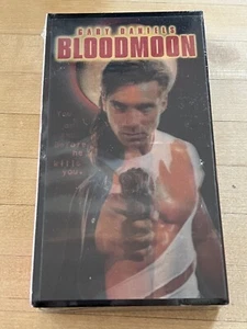 Bloodmoon NEW SEALED Promo VHS Tape 1996 BMG Gary Daniels Lenticular Box OOP - Picture 1 of 7