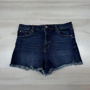 Celebrity Pink Womens Jean Shorts 13 Juniors Cutoff Frayed Medium Wash Denim - Picture 1 of 11