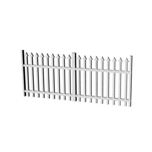 ilitary Railroad Track Props Diorama Scenery Metal Fence Gate Sharp End Pickets - Picture 1 of 1