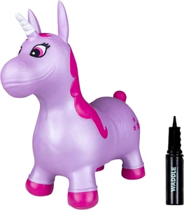 WADDLE Bouncy Hopper Inflatable Hopping Animal, Indoors and Outdoors Toy for Tod - Picture 1 of 12