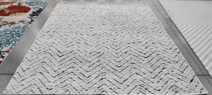 IVORY / CHARCOAL 9' X 12' Flaw in Rug, Reduced Price 1172716377 ADR104N-9 - Picture 1 of 4