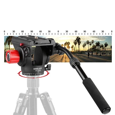 Professional Heavy Duty Tripod Head Video Head w/ Quick Release Plate For Camera - Image 1 of 4