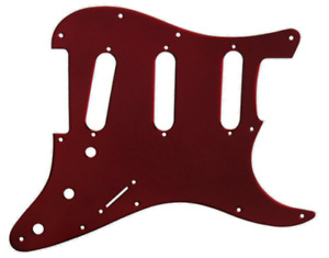 NEW PICKGUARD STRATOCASTER SSS red mirror pour guitare strat