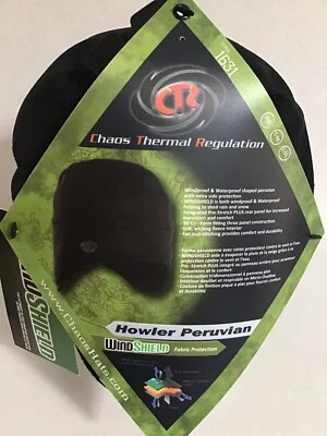 CTR Chaos Regulación Térmica Gorro Gorra Aullador Peruano Talla Junior Negro C8 Foto 1 de 4