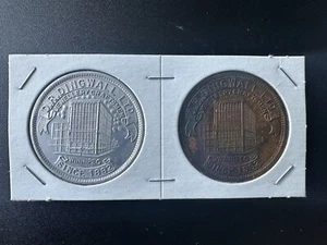 1932 Manitoba Winnipeg Dingwall Jewellery Craftsmen Two Medals - Picture 1 of 6