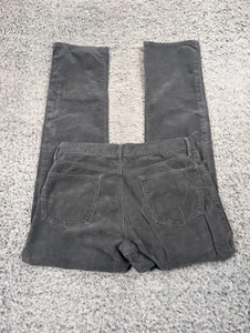 Gap Jeans Men 32x34 Gray Straight Fit Normcore Corduroy Modern Casual Preppy - Picture 1 of 10